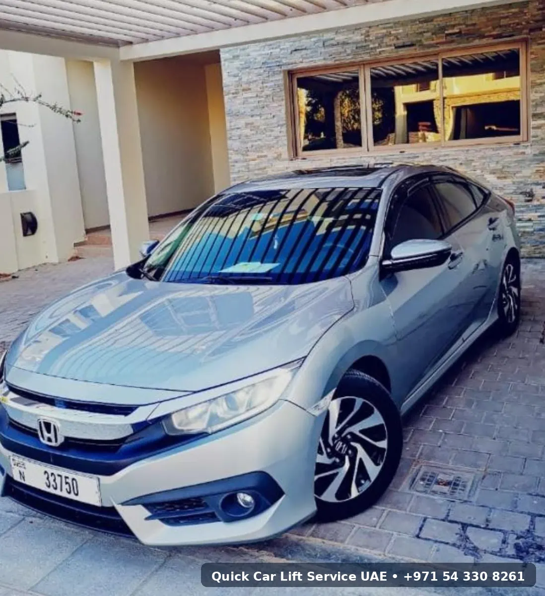 Honda Civic from our car lift fleet – comfortable daily rides UAE