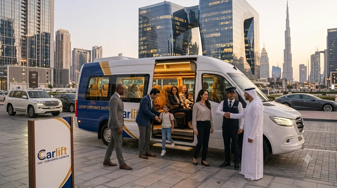 Corporate car lift shuttle service – luxury executive transport UAE